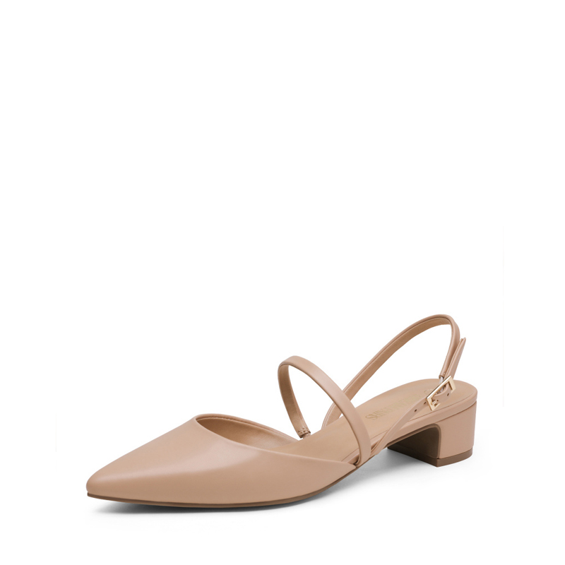 Closed on sale toe slingbacks